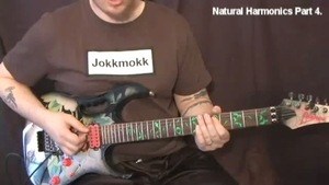 Online Guitar Lessons - Natural Harmonics - Part 4